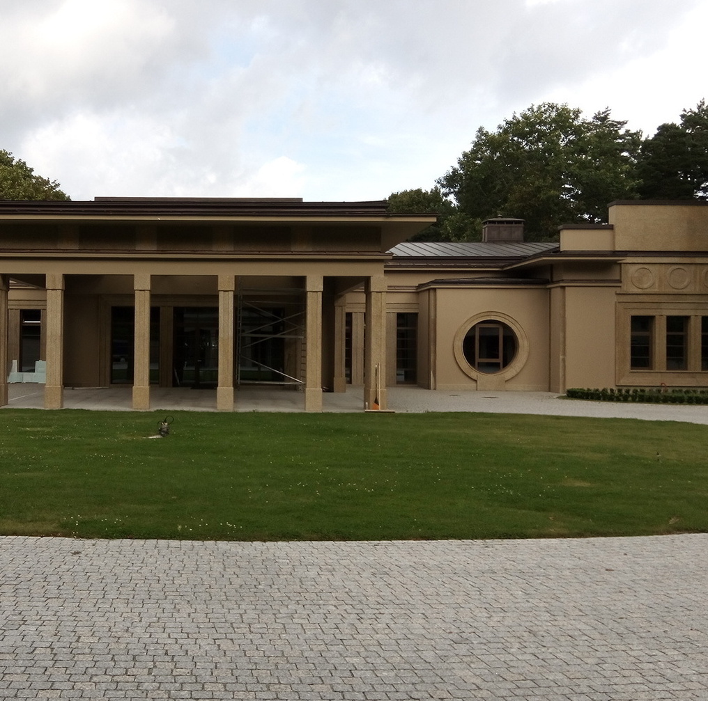 TC Marmi SRLS - Stone Decor Europe S.L - realised granite facade project Riga Latvia
