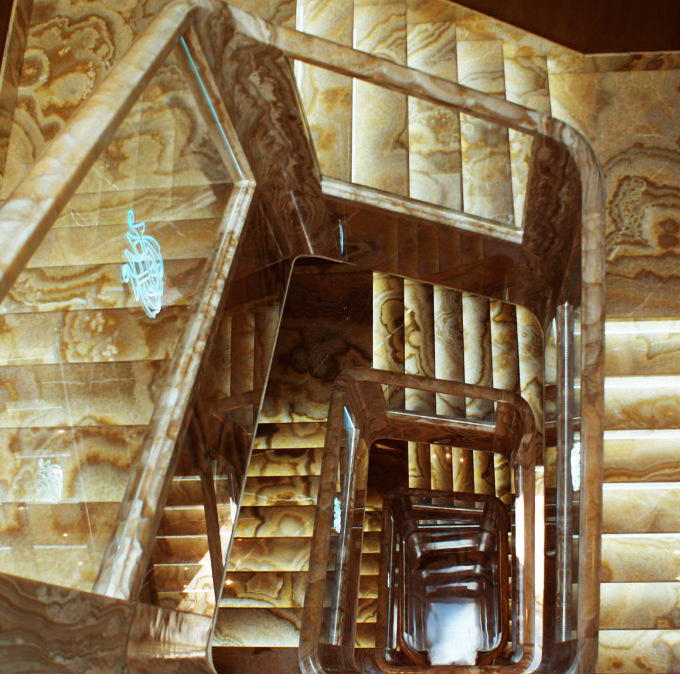 TC Marmi SRLS - Stone Decor Europe S.L - Carrara Italy   - onyx staircase