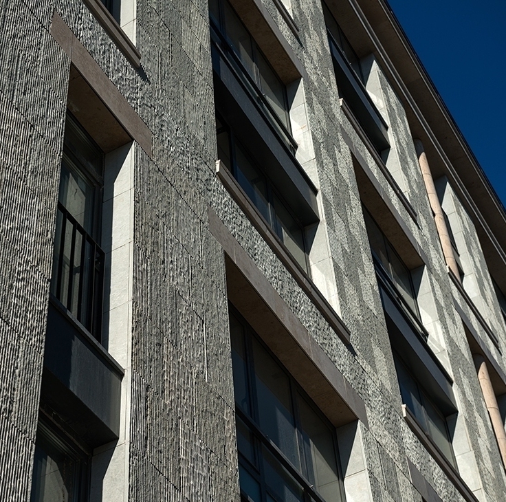 TC Marmi SRLS - Stone Decor Europe S.L - Carrara Italy  - Bateig acabado revestimiento facade