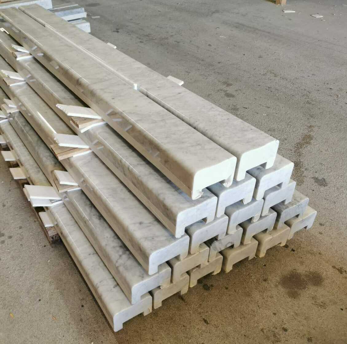 TC Marmi SRLS - Stone Decor Europe S.L - Carrara Italy   - natural stone cut to size - figured marble staircase balustrade railings, producer and supplier natural stone for projects